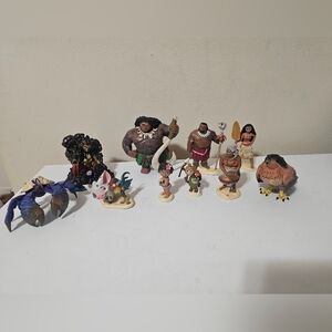 Disney Moana Figures Set of 10